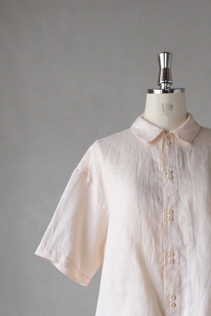 bulle de savon ビュルデサボン 60sフレンチリネン boy shirt(26SS
