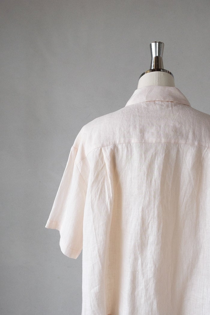 bulle de savon ビュルデサボン 60sフレンチリネン boy shirt(26SS