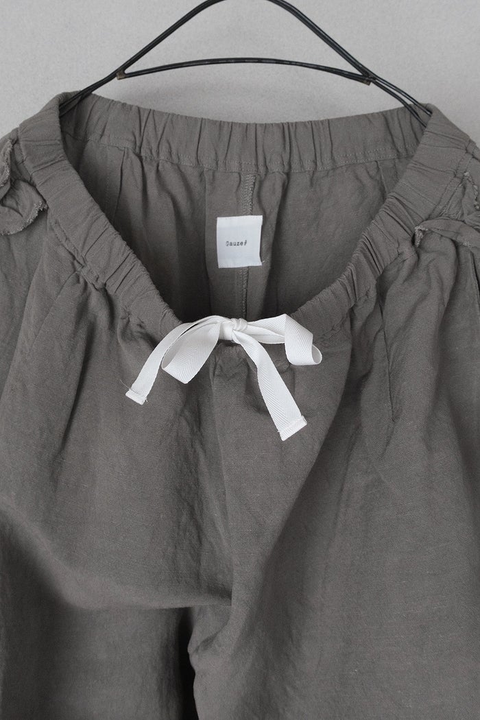 Gauze# ガーゼ リネンヴィスコースヴィヴィアンパンツ(26SS) | T.T. GARRET