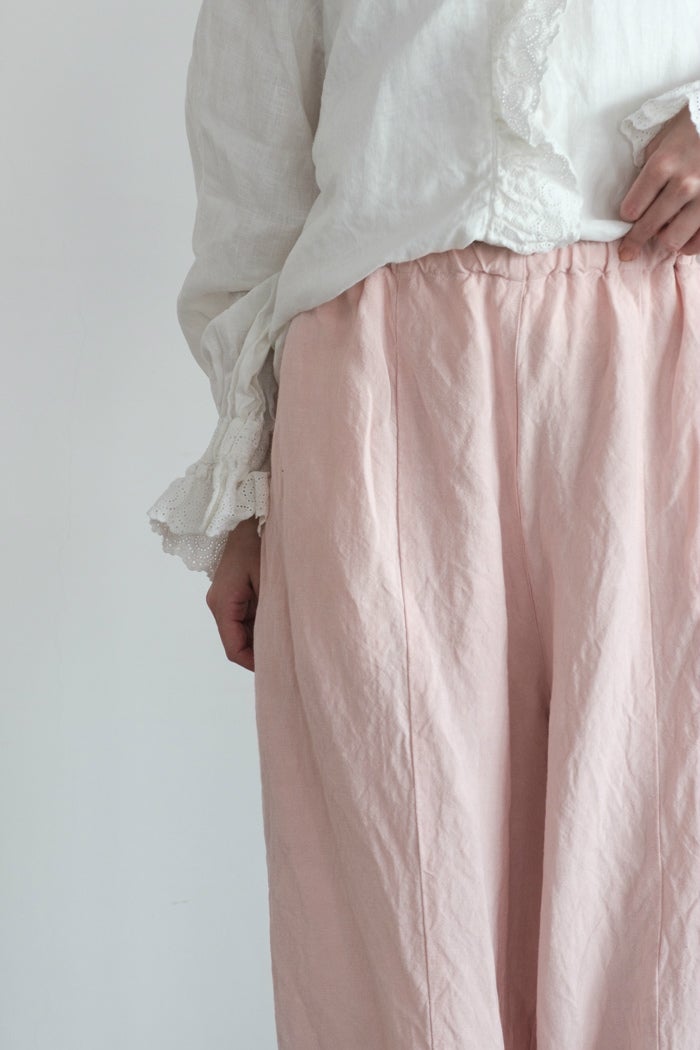 Gauze# ガーゼ リネンヴィスコースチャーリーパンツ(26SS) | T.T. GARRET