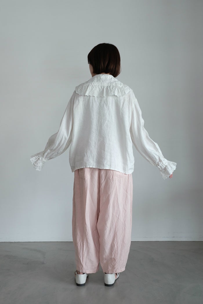 Gauze# ガーゼ リネンヴィスコースチャーリーパンツ(26SS) | T.T. GARRET