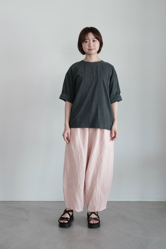 Gauze# ガーゼ リネンヴィスコースチャーリーパンツ(26SS) | T.T. GARRET