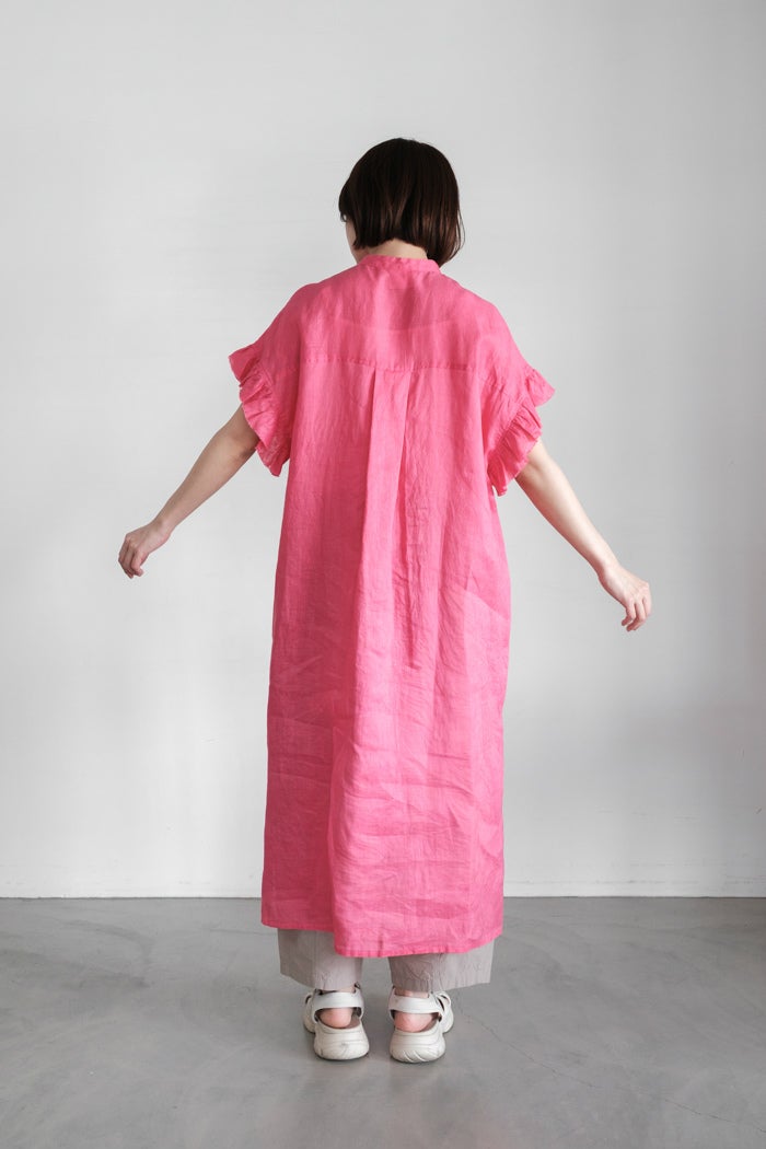2026ss yuni◯60/1 リネンギャザースリーブ ワンピース yuni ユニ 60/1Linen gather sleeves ワンピース(26SS） | T.T. GARRET