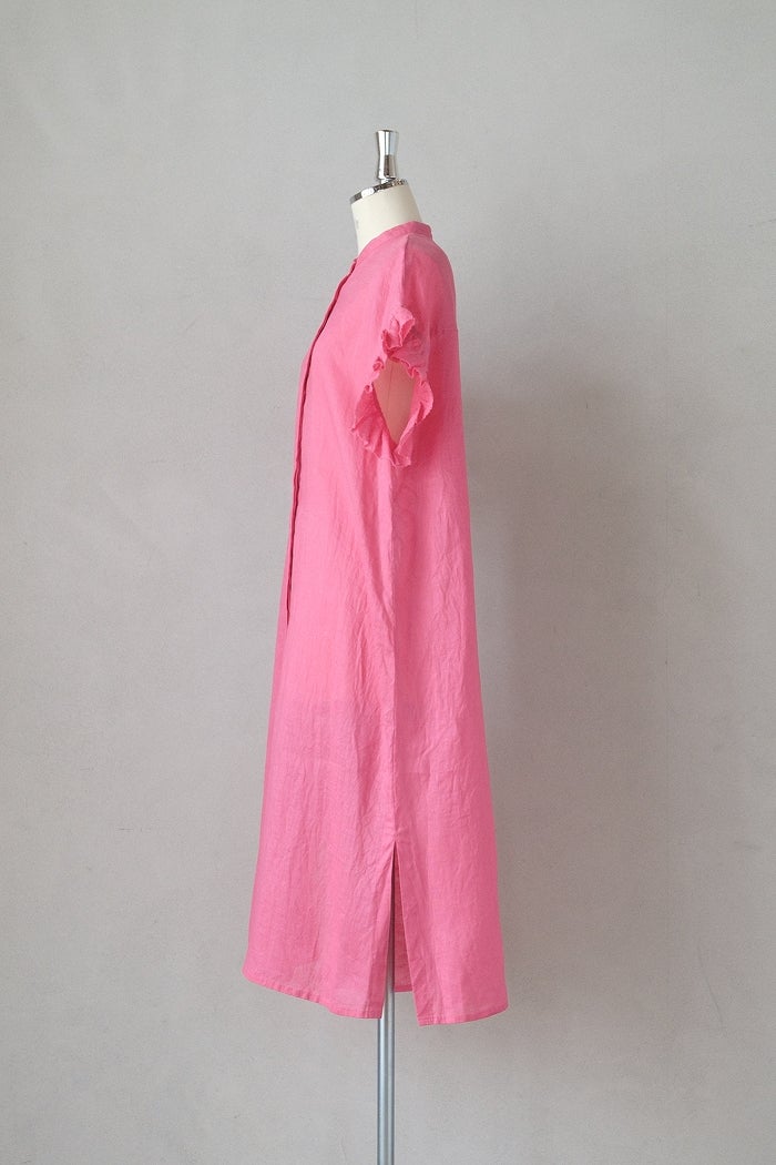 2026ss yuni◯60/1 リネンギャザースリーブ ワンピース yuni ユニ 60/1Linen gather sleeves ワンピース(26SS） | T.T. GARRET