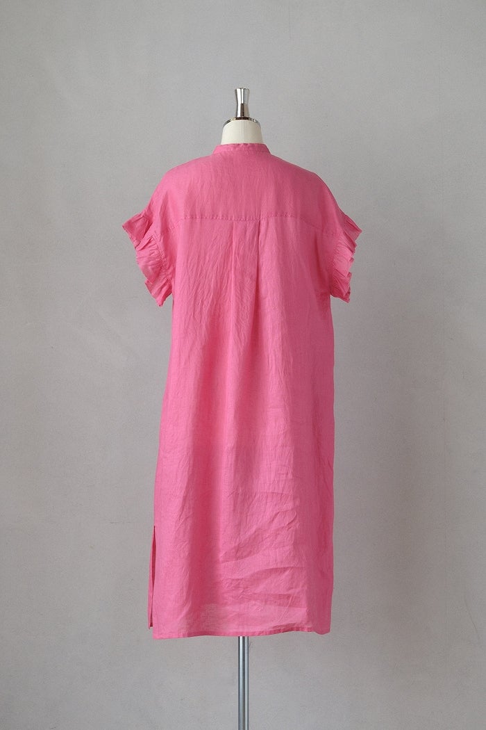 yuni ユニ 60/1Linen gather sleeves ワンピース(26SS） | T.T. GARRET