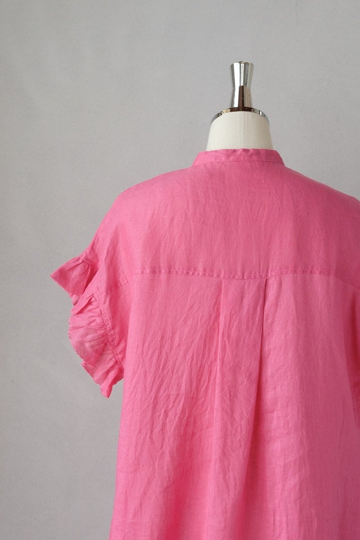 2026ss yuni◯60/1 リネンギャザースリーブ ワンピース yuni ユニ 60/1Linen gather sleeves ワンピース(26SS） | T.T. GARRET