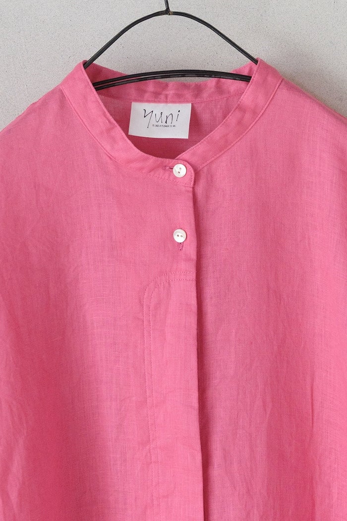 yuni ユニ 60/1Linen gather sleeves ワンピース(26SS） | T.T. GARRET