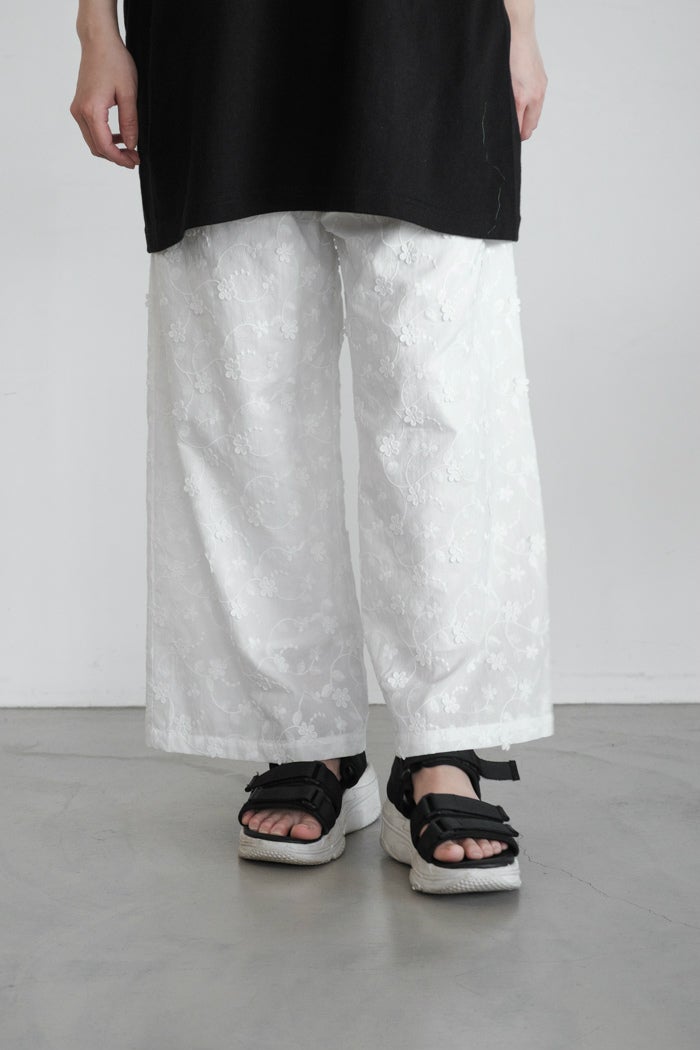 marble SUD マーブルシュッド 3D Lace イージーパンツ(26SS) | T.T.