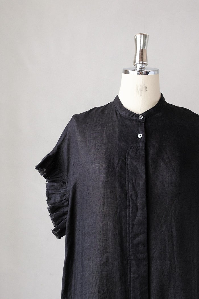yuni ユニ 60/1Linen gather sleeves ワンピース(26SS） | T.T. GARRET