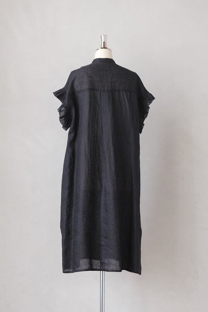 yuni ユニ 60/1Linen gather sleeves ワンピース(26SS） | T.T. GARRET