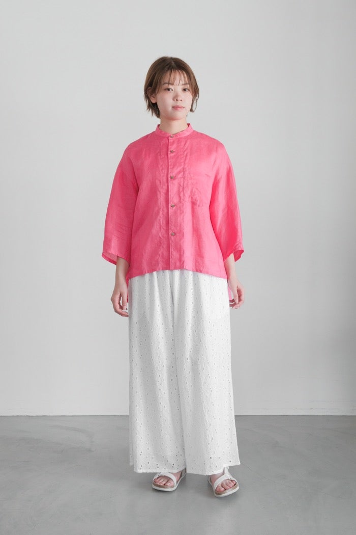 yuni ユニ 60/1Linen cocoon sleeves ブラウス(26SS) | T.T. GARRET