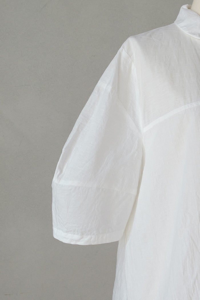 Vlas Blomme ヴラスブラム C/L Panama Stripe ショールカラーシャツ