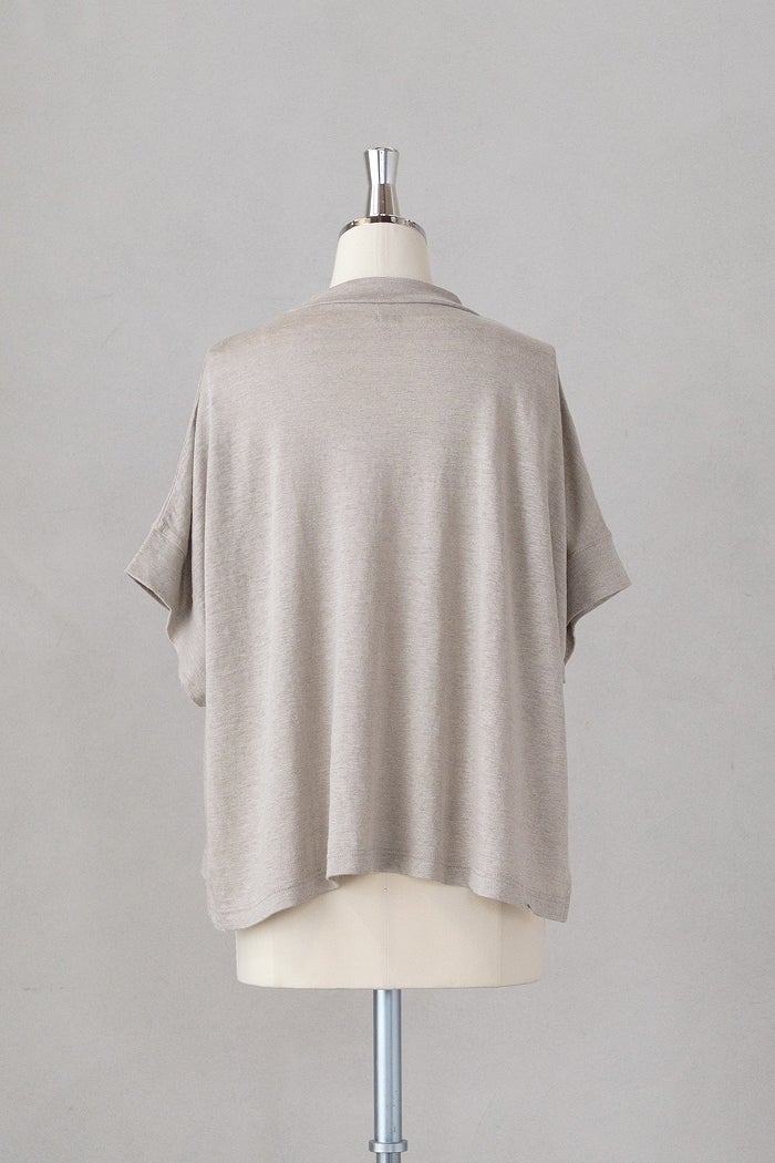 TISSU ティシュ リバイバルリネン モックネックドルマンT(26SS/NEW