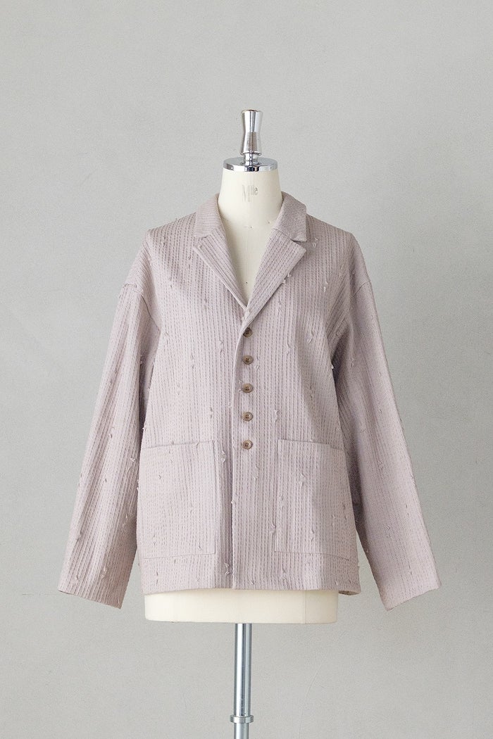 qiri キリ sashiko jacquard jacket(26AW) | T.T. GARRET