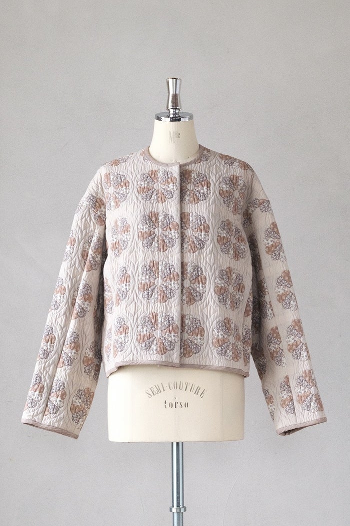 qiri キリ patchwork quilt jacquard jacket(26AW) | T.T. GARRET