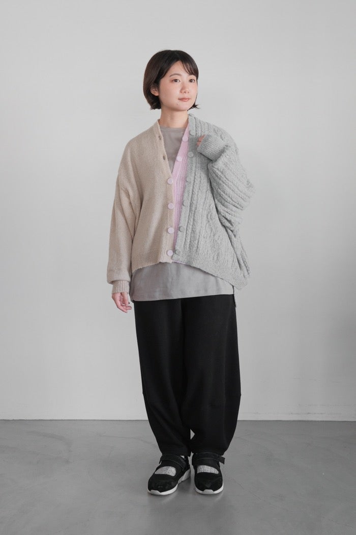 ベッドサイドドラマ　ニットカーディガン bedsidedrama ベッドサイドドラマ Triple Fragment Cardigan(26AW