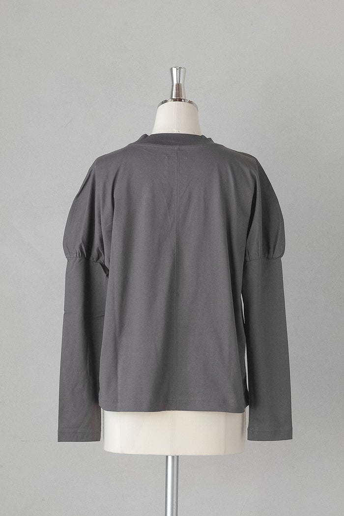 MAGALI マガリ コットンシルケット・クラシックカットソー(26AW