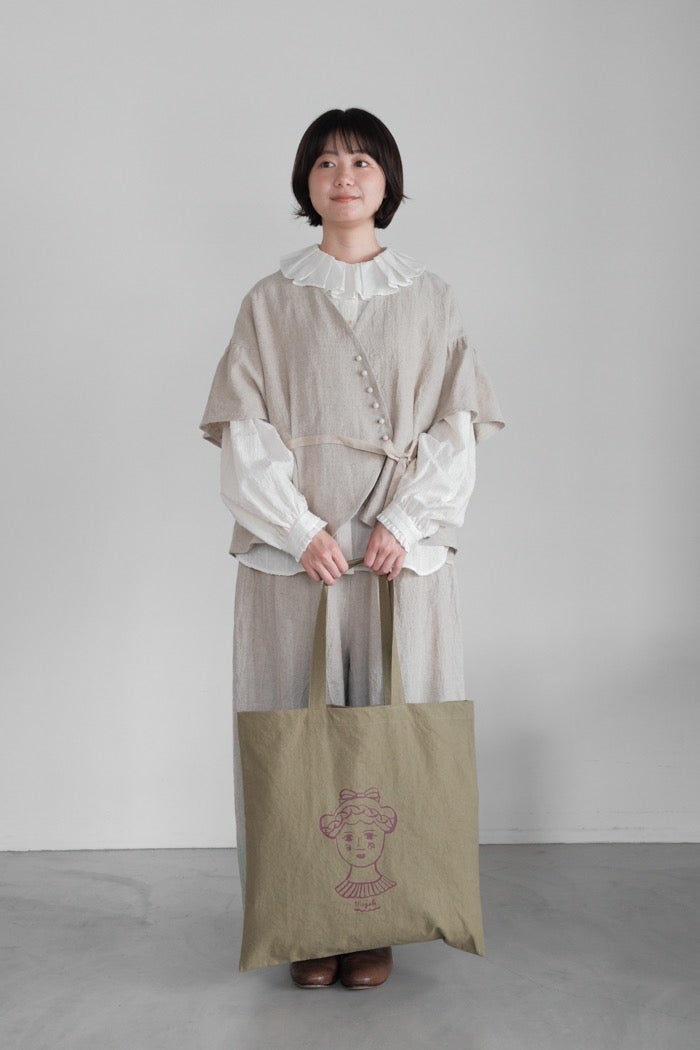 MAGALI マガリ キャンバスコットンリネン・トートバッグ/GIRL (26AW