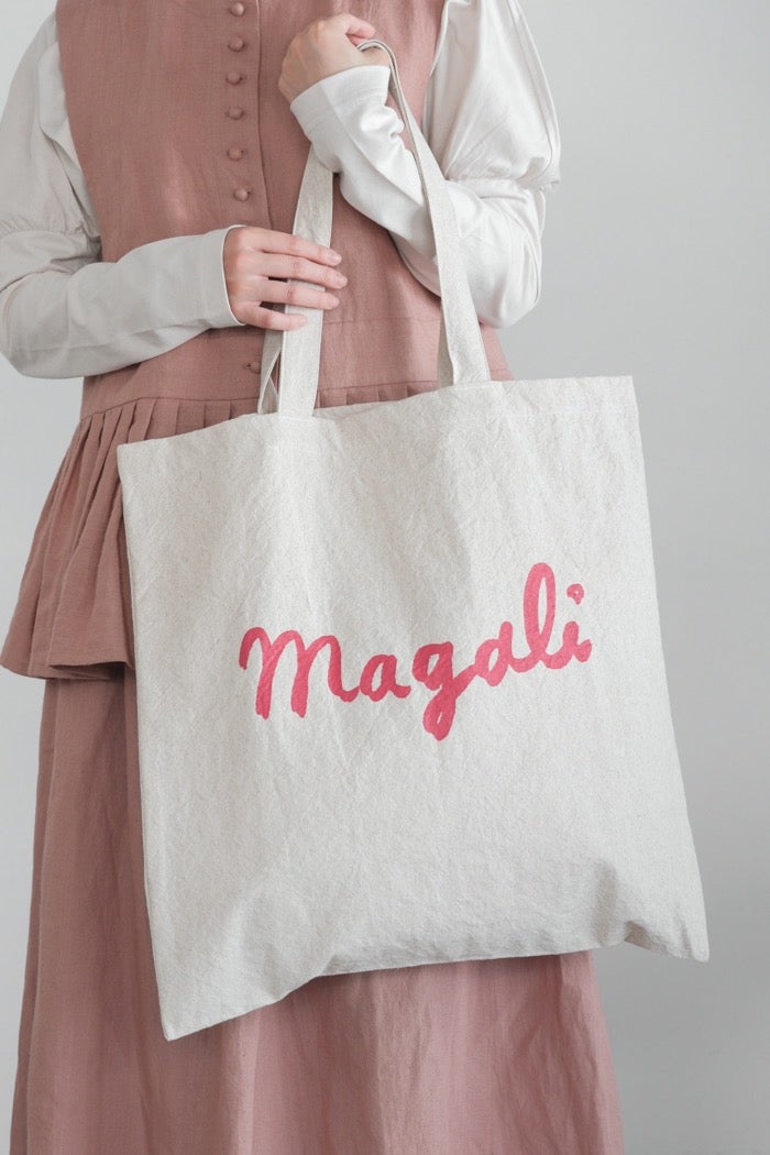 MAGALI マガリ キャンバスコットンリネン・トートバッグ/GIRL (26AW