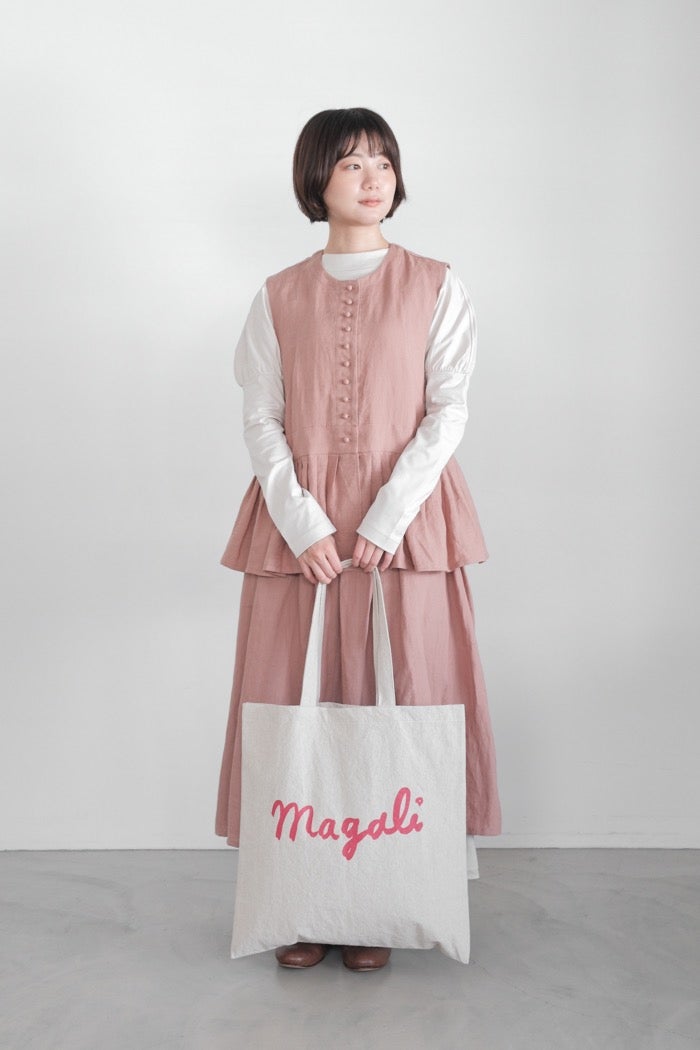 MAGALI マガリ キャンバスコットンリネン・トートバッグ/GIRL (26AW