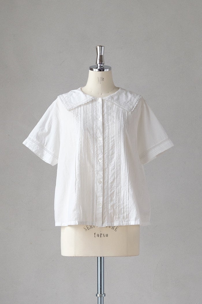 Gauze# ガーゼ キュリオス２WAYブラウス(25AW) Gauze# ガーゼ キュリオス2WAYブラウス(25AW) | T.T. GARRET