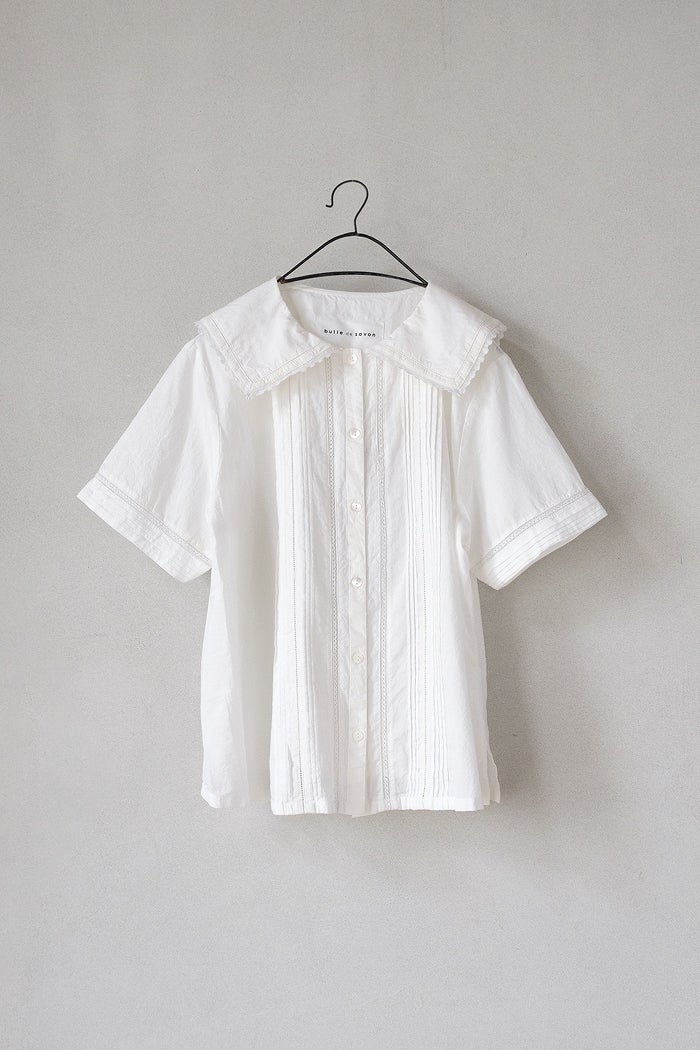 bulle de savon ビュルデサボン antique lace セーラーブラウス(26SS