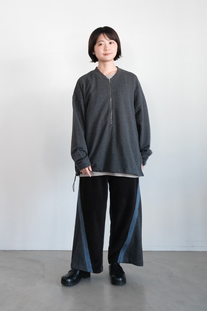 Dulcamara ドゥルカマラ ハーフZIPスウェットプルオーバー（26AW
