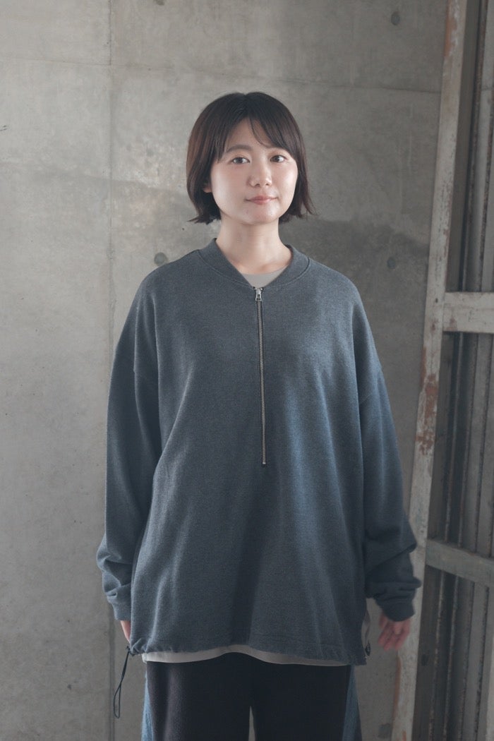 Dulcamara ドゥルカマラ ハーフZIPスウェットプルオーバー（26AW