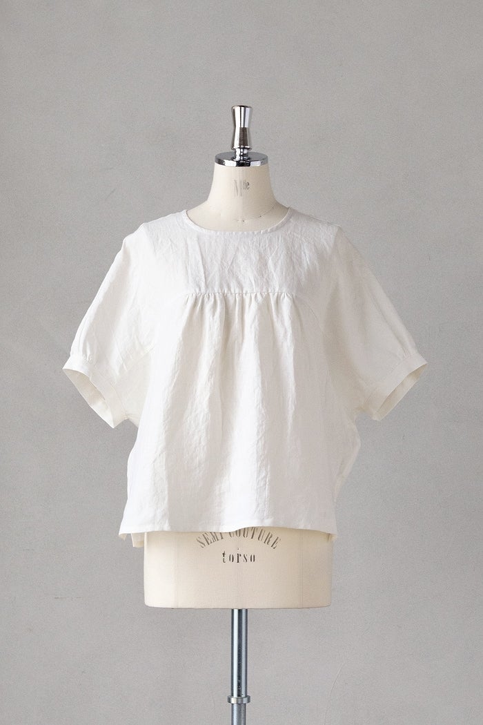 MAGALI マガリ コルトレイクリネン・フリルブラウス(25SS) | T.T. GARRET