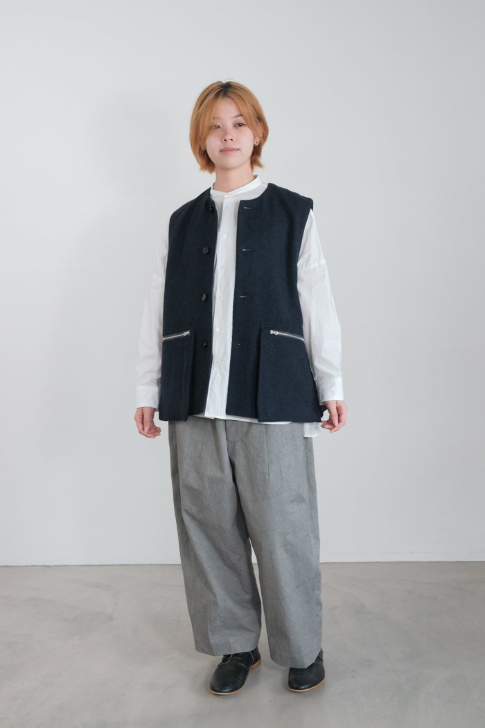 HAVERSACK ハバーサック ダイナゴナルツィードジャーキンベスト(26AW
