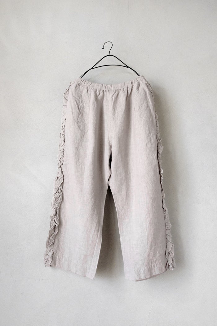 Gauze# ガーゼ リネンヴィスコースヴィヴィアンパンツ(26SS) | T.T. GARRET