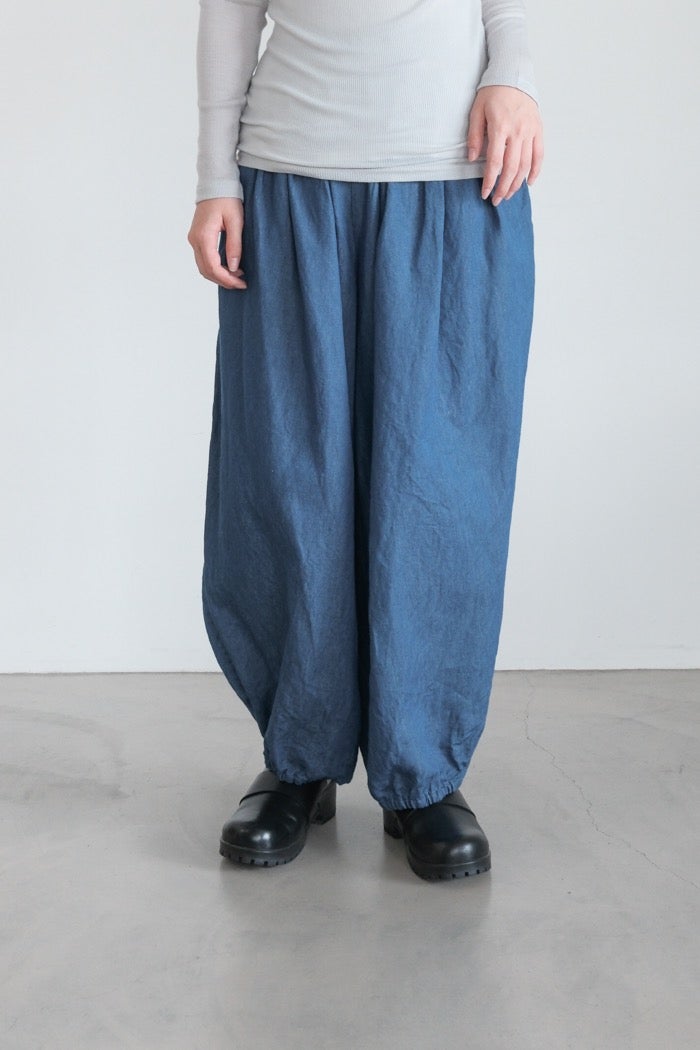 Gauze# ガーゼ リネンヴィスコースヴィヴィアンパンツ(26SS) | T.T. GARRET