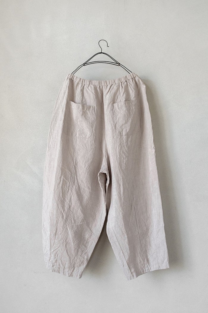 Gauze# ガーゼ 40/リネンチャーリーパンツ(26AW/Pre) | T.T. GARRET