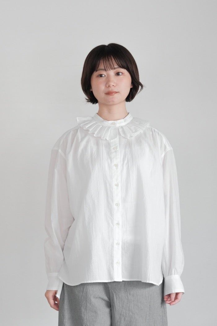 Heriter エリテ cutwork collar blouse(26SS) | T.T. GARRET