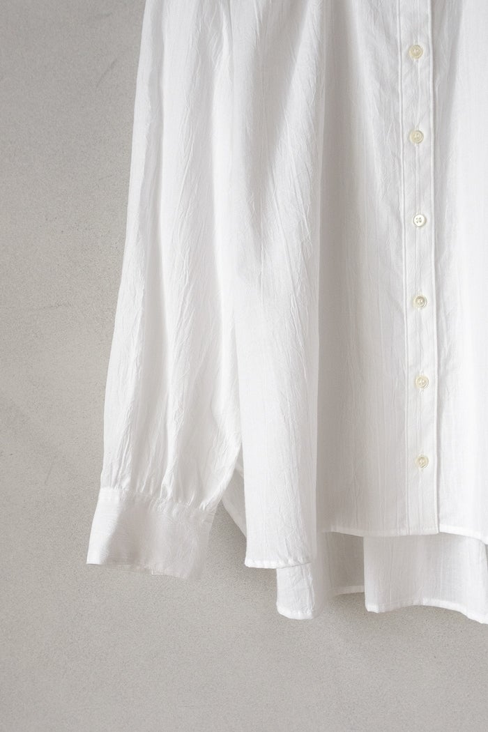 Porter des boutons ポルテデブトン タックカラーシャツ(26AW) | T.T.