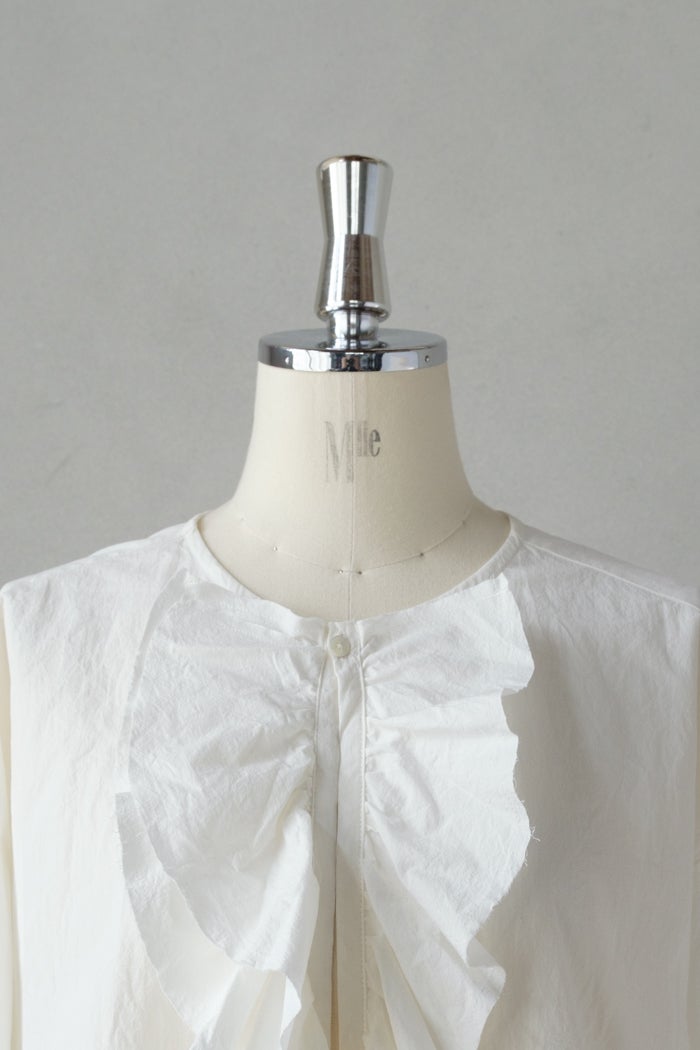 Laboratory ラボレイトリー クワイエットフリルブラウス(26AW/Pre