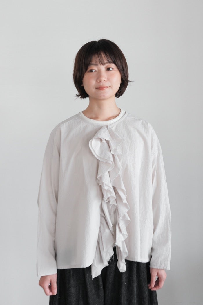 みらさん専用 Laboratory ラボレイトリー クワイエットフリルブラウス(26AW/Pre