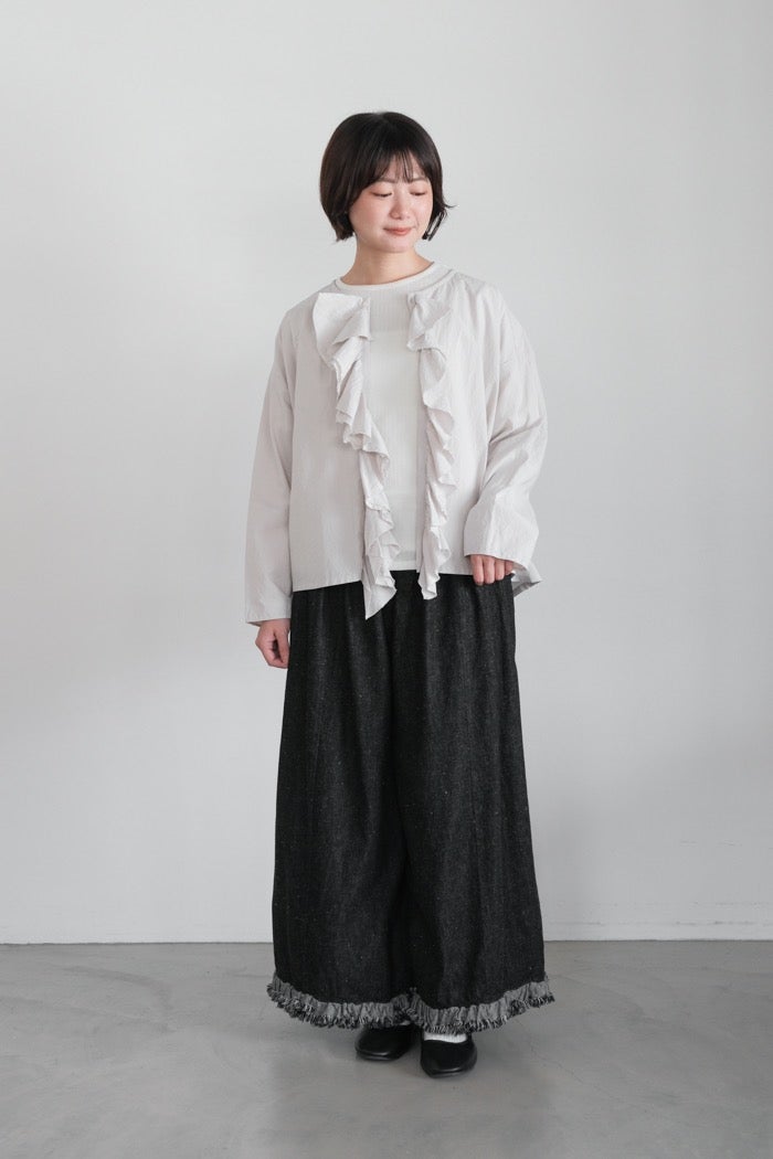 Laboratory ラボレイトリー クワイエットフリルブラウス(26AW/Pre