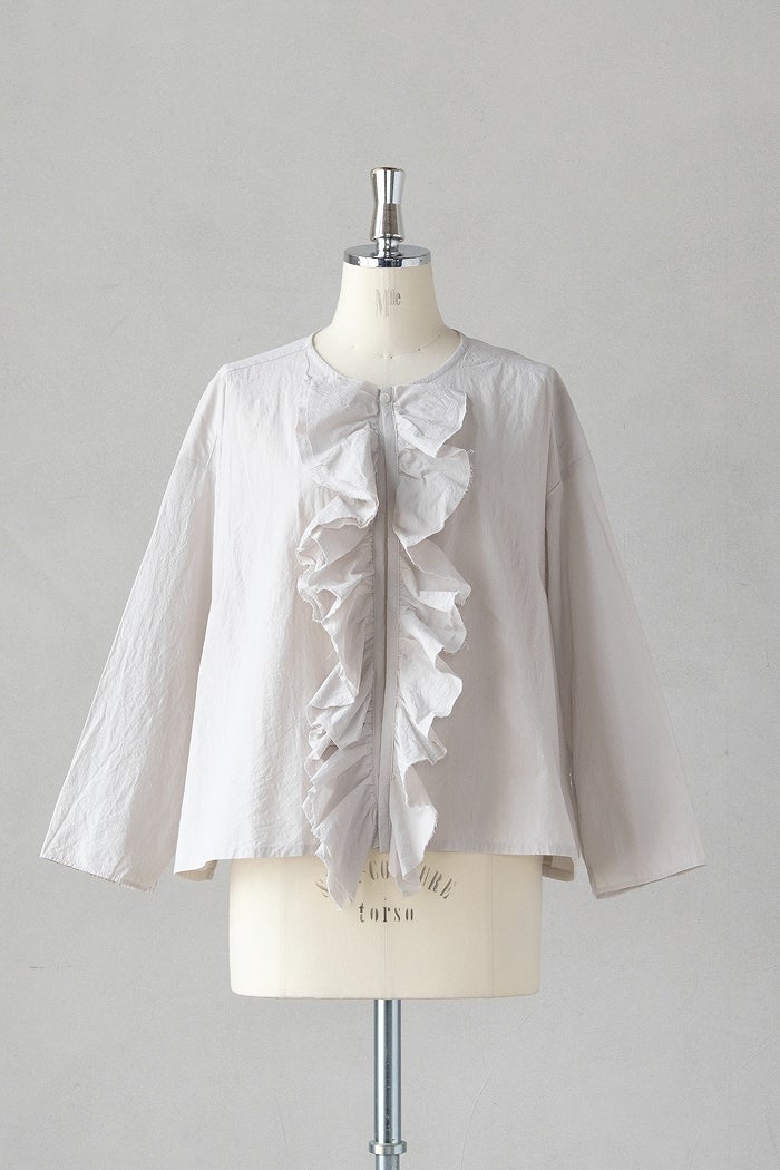 ROBE de PEAU ローブデポー グランドセーラーカラー ブラウス(25SS