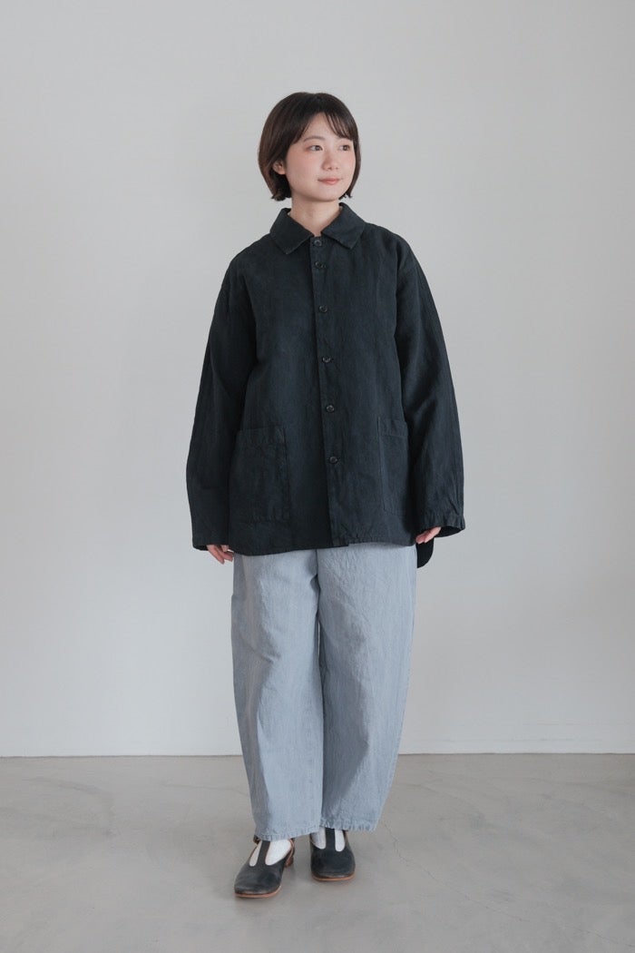 Vlas Blomme ヴラスブラム C/L Twill(ムラ染め）ジャケット(26AW