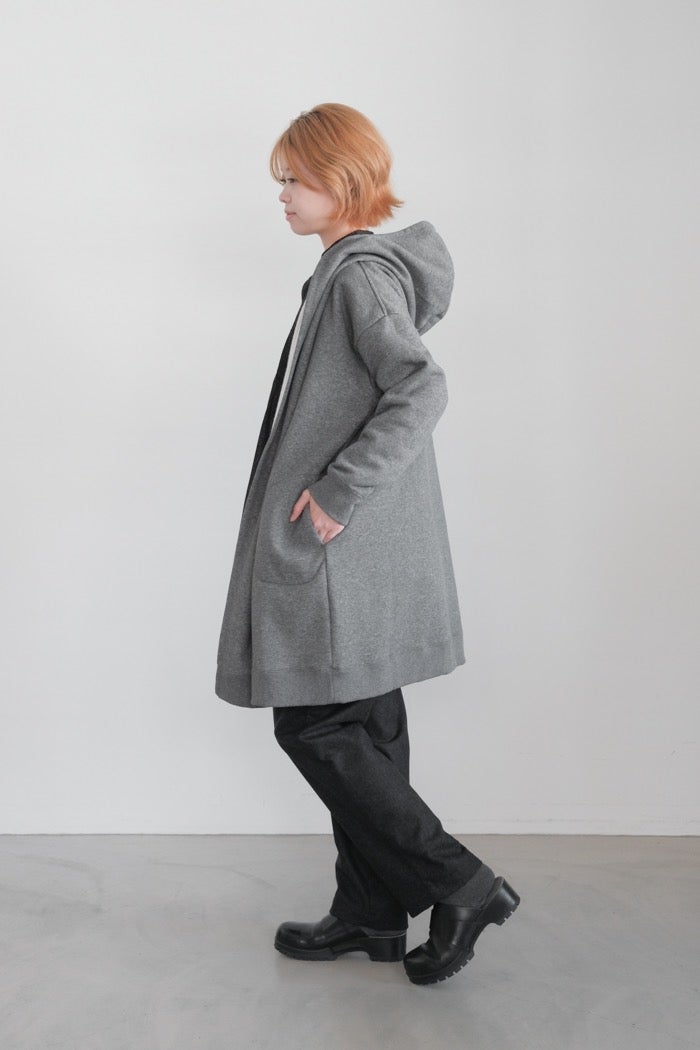 SOIL ソイルBRUSHED FRENCH TERRY HOODED CARDIGAN(26AW) | T.T. GARRET
