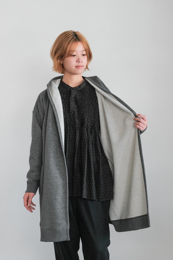 SOIL ソイルBRUSHED FRENCH TERRY HOODED CARDIGAN(26AW) | T.T. GARRET