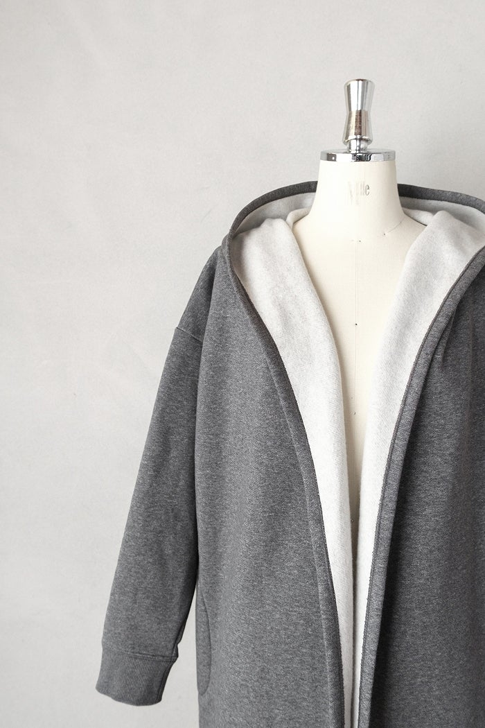 SOIL ソイルBRUSHED FRENCH TERRY HOODED CARDIGAN(26AW) | T.T. GARRET