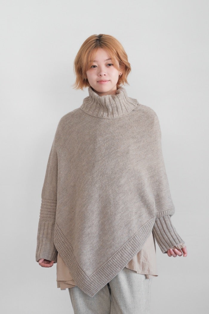 SOIL ソイル KNIT PONCHO(26AW) | T.T. GARRET