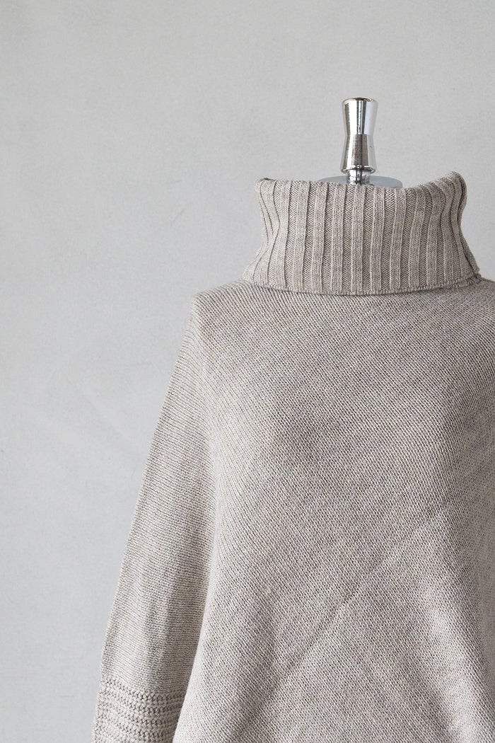 SOIL ソイル KNIT PONCHO(26AW) | T.T. GARRET
