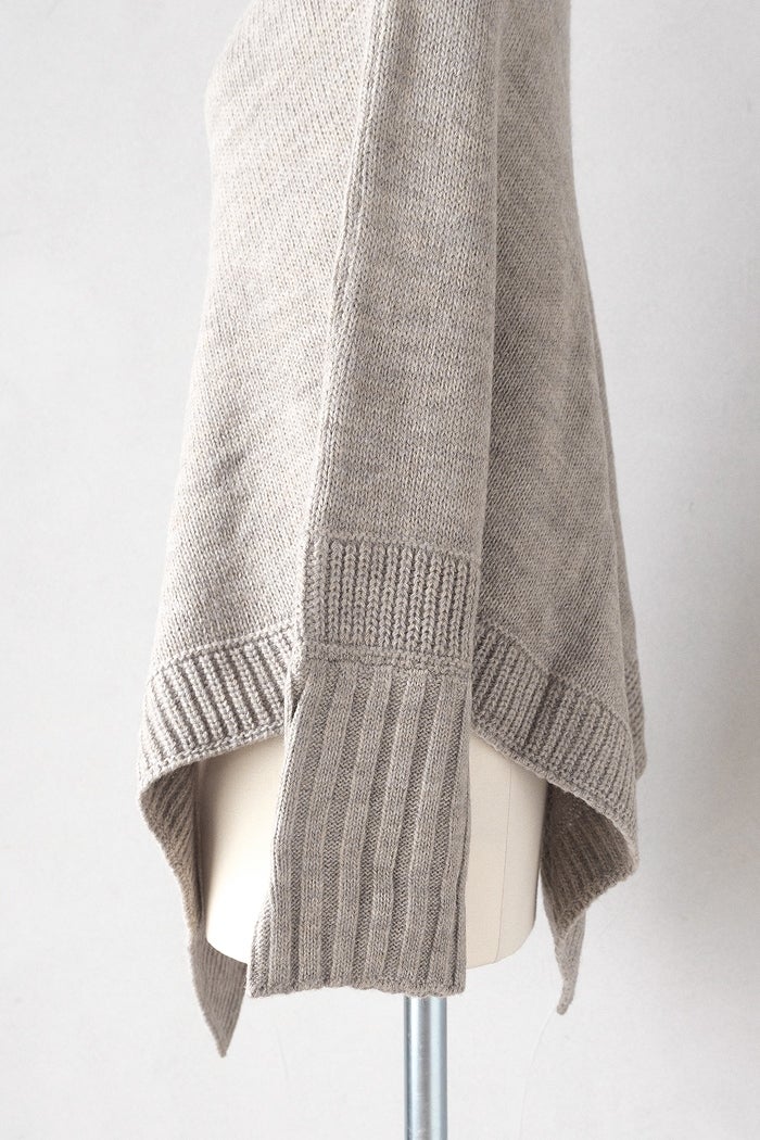 SOIL ソイル KNIT PONCHO(26AW) | T.T. GARRET