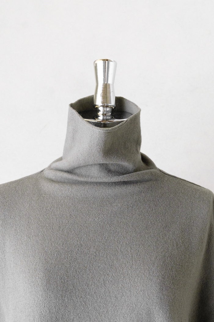 evam eva エヴァムエヴァ wool poncho(26AW) | T.T. GARRET