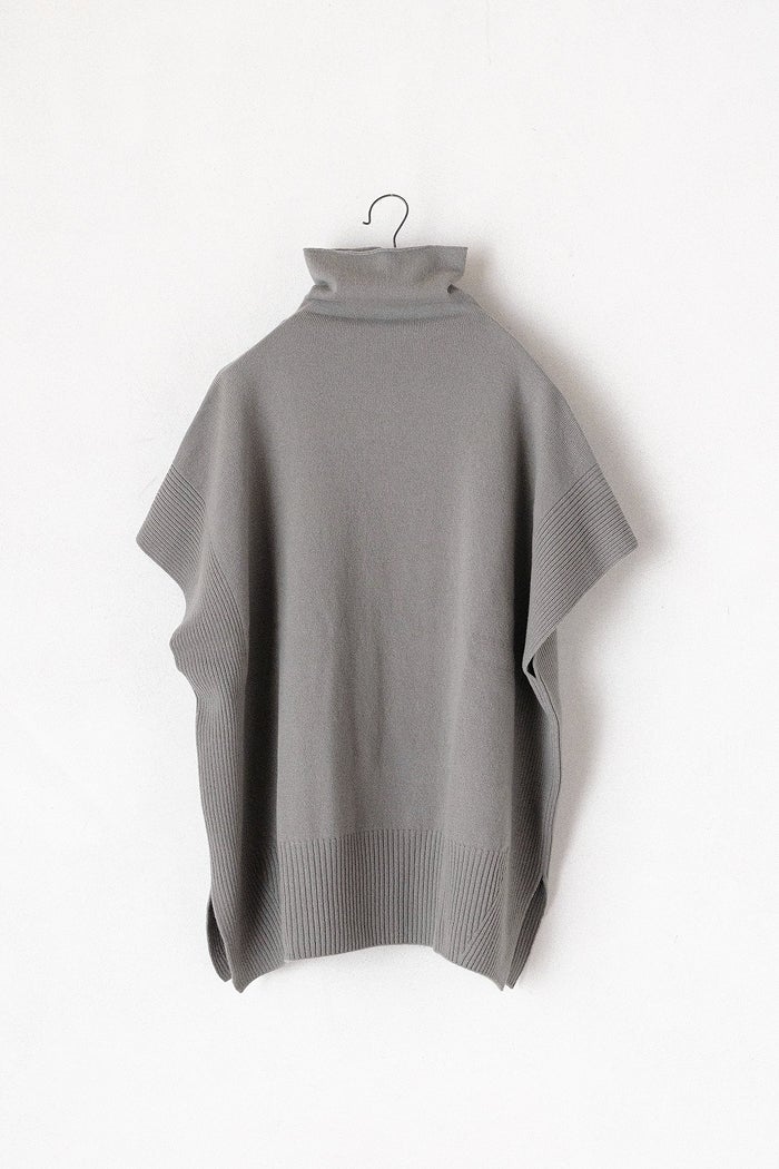 evam eva エヴァムエヴァ wool poncho(26AW) | T.T. GARRET